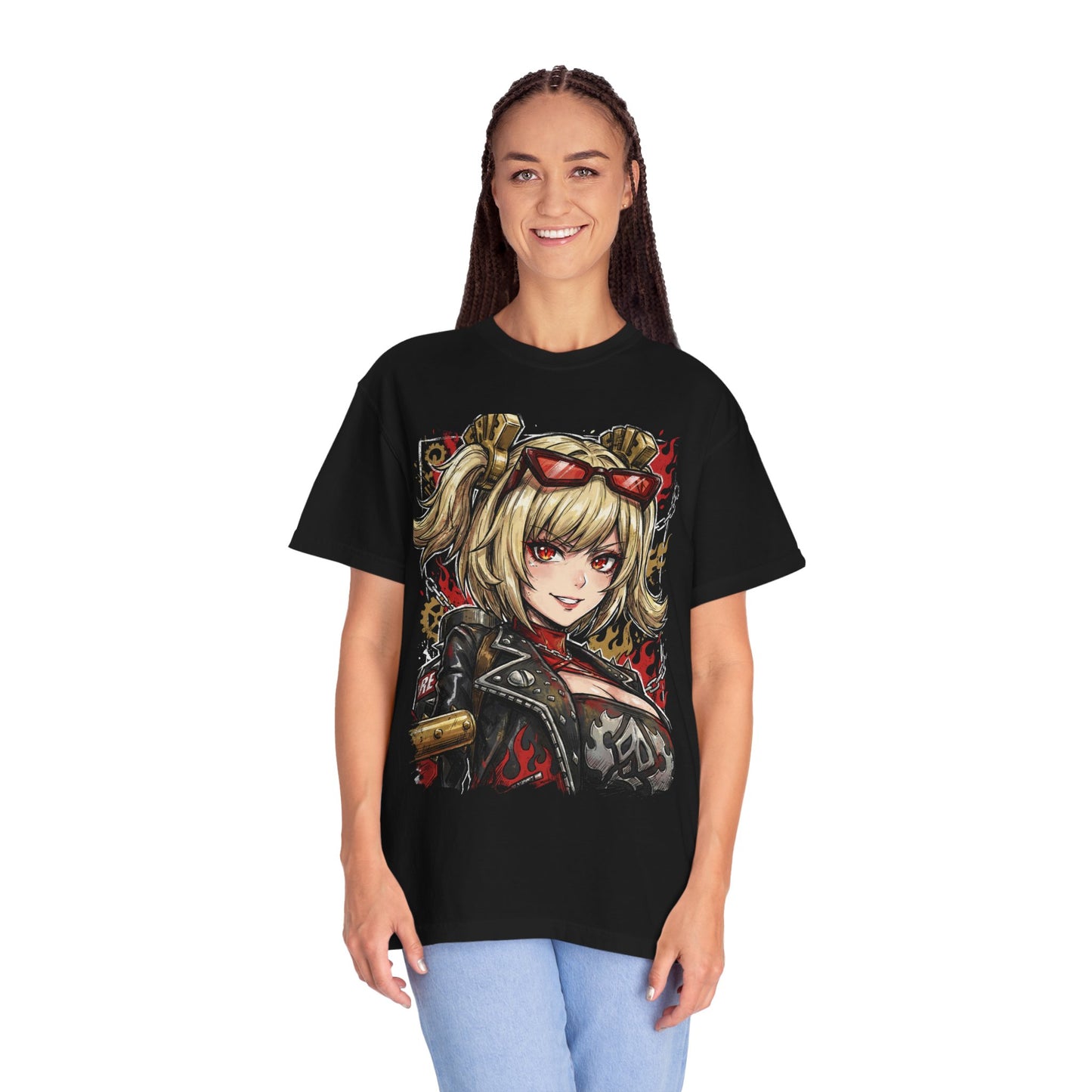Zenless Zone Zero Burnice White Fire Anomaly Bartender Design Premium T-Shirt