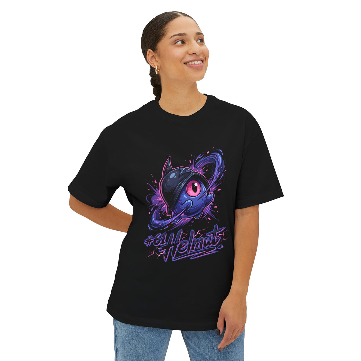 Helmut Aniimo Elemental Burst Creature Art - Oversized Premium Tee