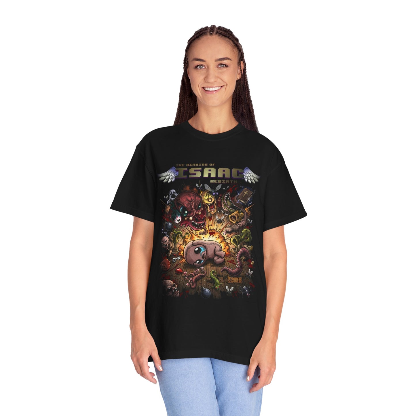 Binding of Isaac Mom Basement Tears Shooter Art Premium T-Shirt