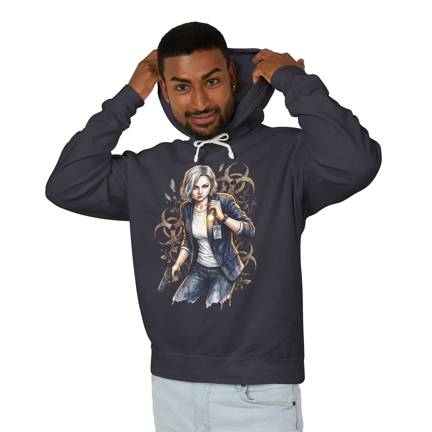 Grace Ashcroft Resident Evil Requiem Wrenwood Hotel Probe Horror Unisex Premium Hoodie