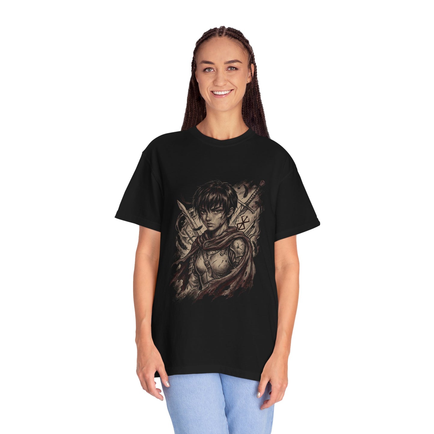 Casca Berserk Band of the Falcon Swordswoman Icon Premium T-Shirt