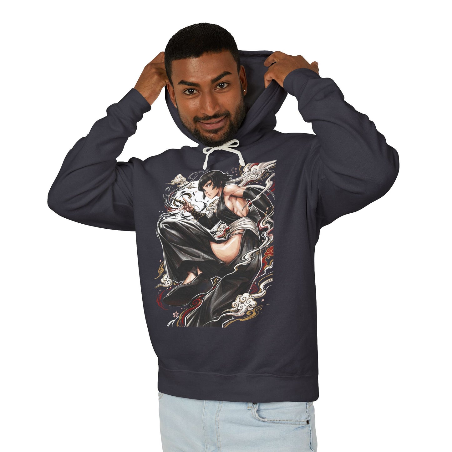 Bleach Yoruichi Shihouin Former Head Shihouin Clan Noble Design Unisex Premium Hoodie