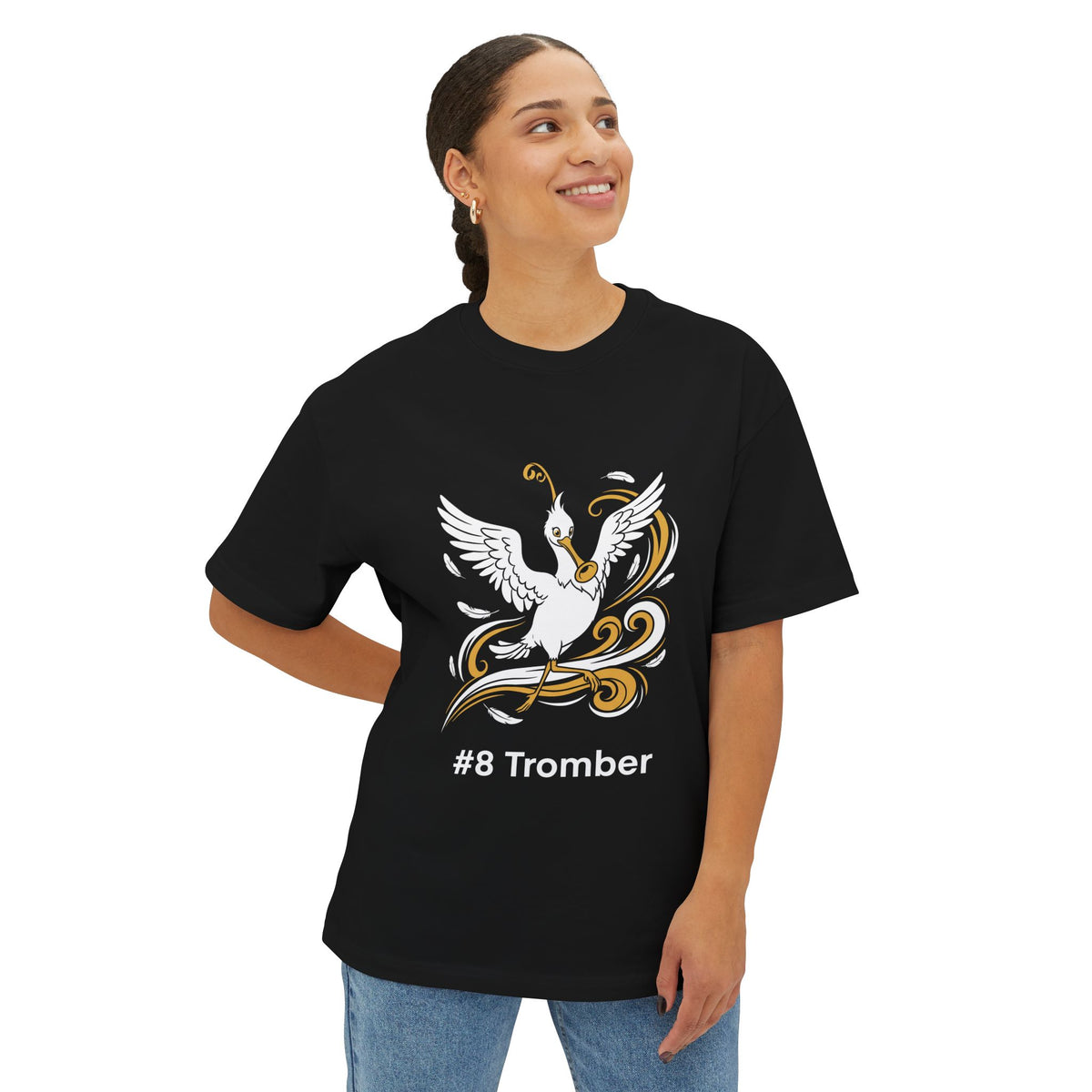 Tromber Aniimo Minimalist Creature Art - Oversized Premium Tee