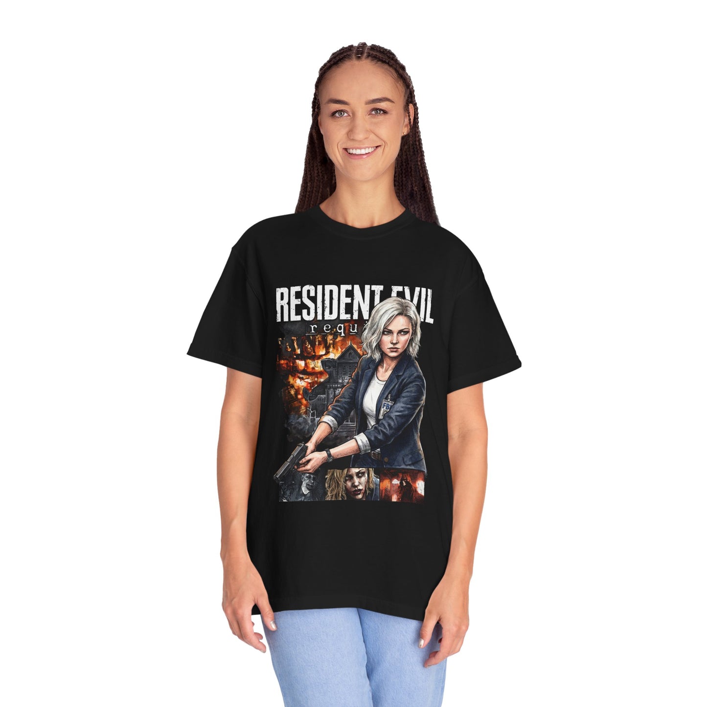 Resident Evil 9 Grace Ashcroft Bookworm Analyst Fearful Design Premium T-Shirt