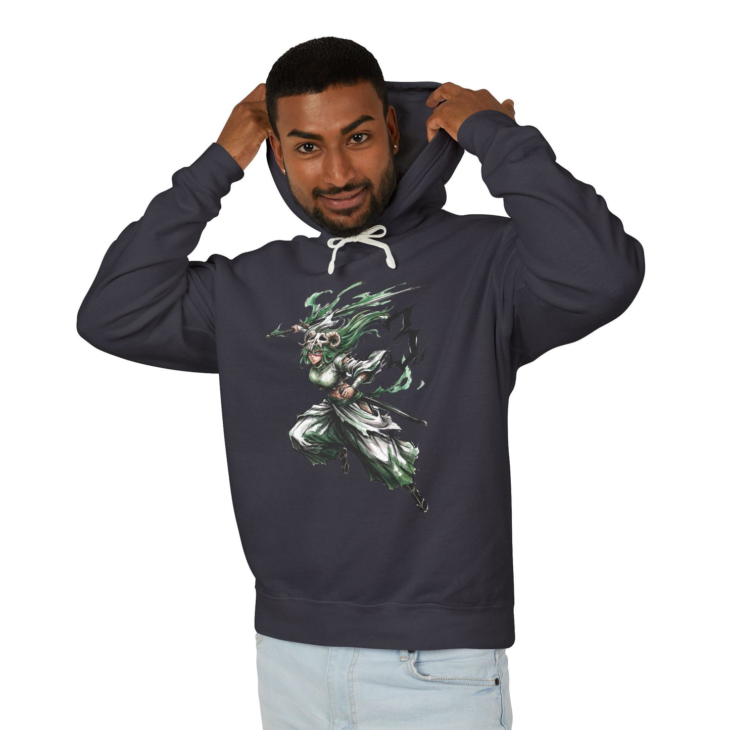 Bleach Nelliel Tu Odelschwanck Adult Form Elegant Portrait Unisex Premium Hoodie