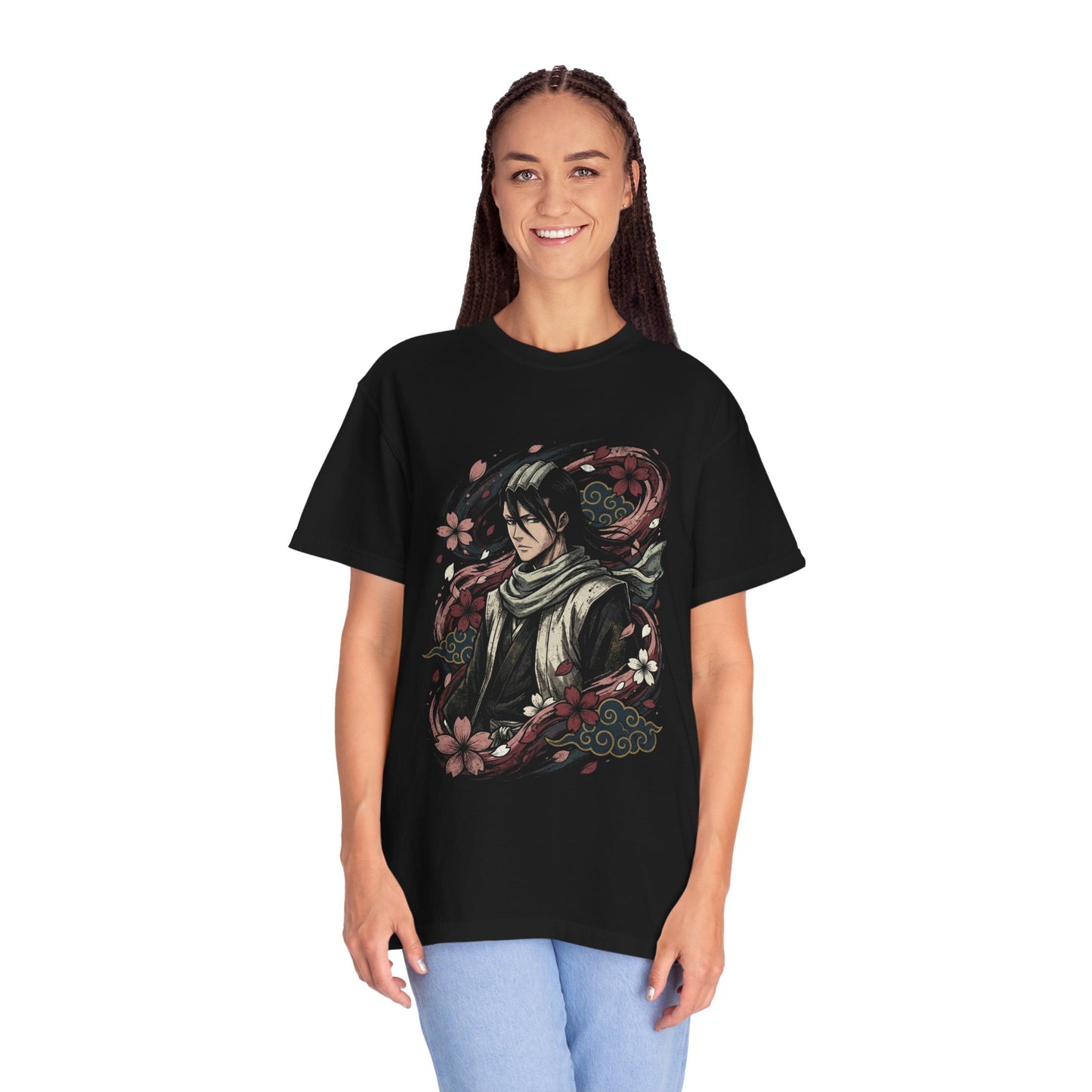 Bleach Byakuya Kuchiki Noble Captain Senbonzakura Iconic Design Premium T-Shirt