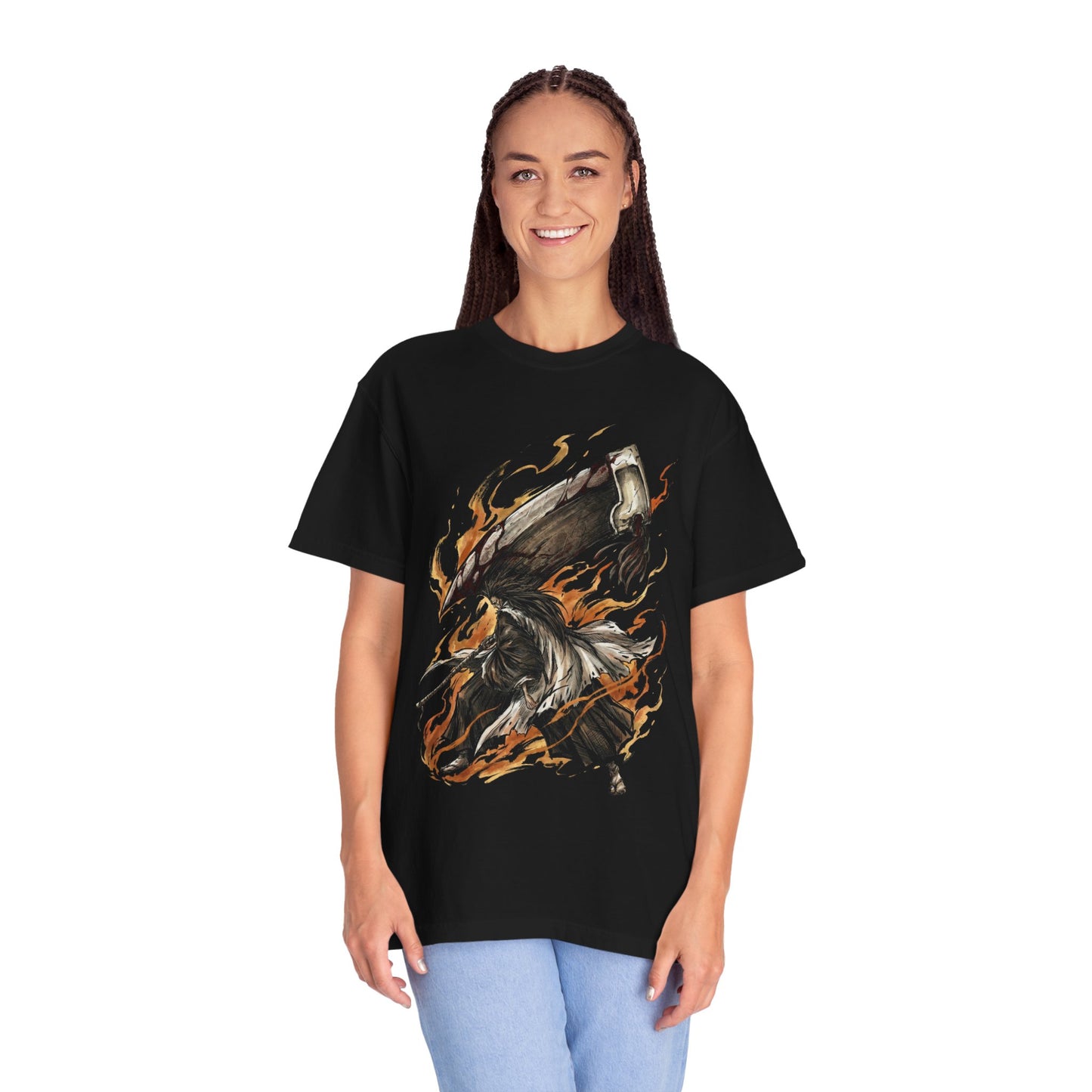 Kenpachi Zaraki Bleach Battle Hungry Captain Icon Premium T-Shirt