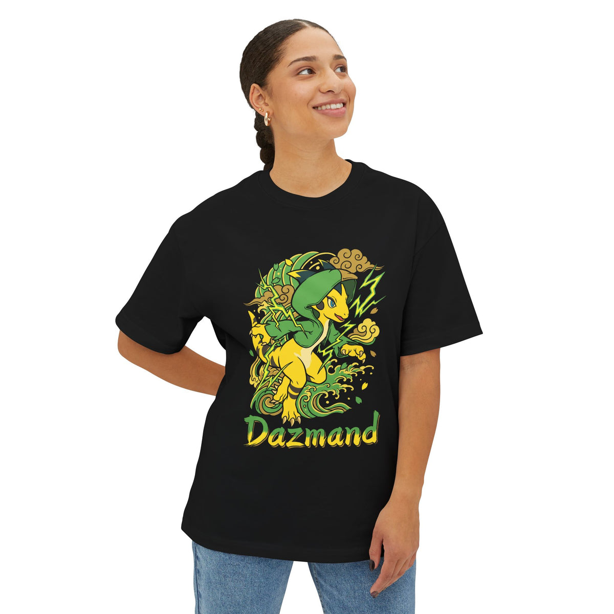 Dazmand Aniimo Ukiyo-e Creature Art - Oversized Premium Tee