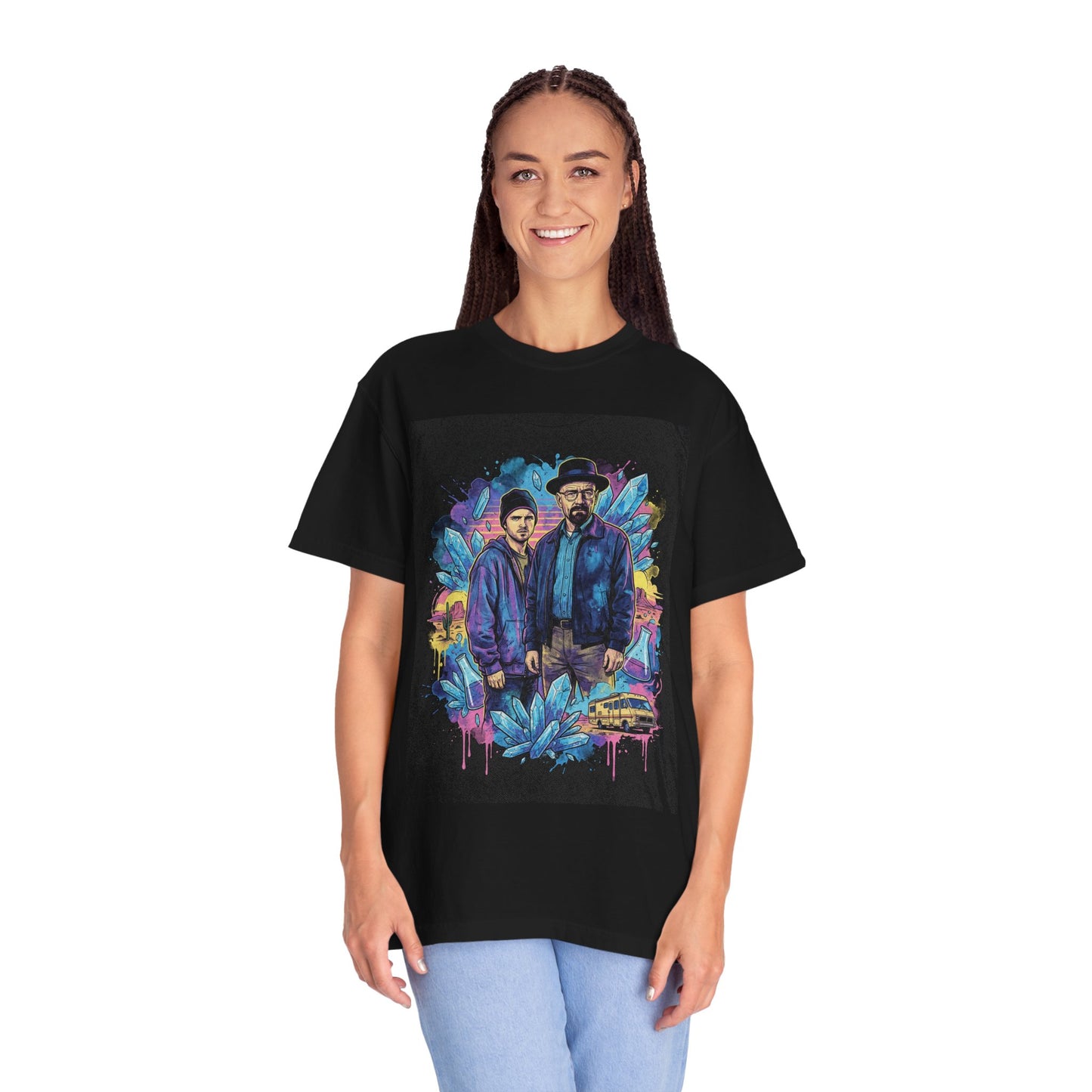 Breaking Bad RV Camper Walter White and Jesse Pinkman Art Premium T-Shirt