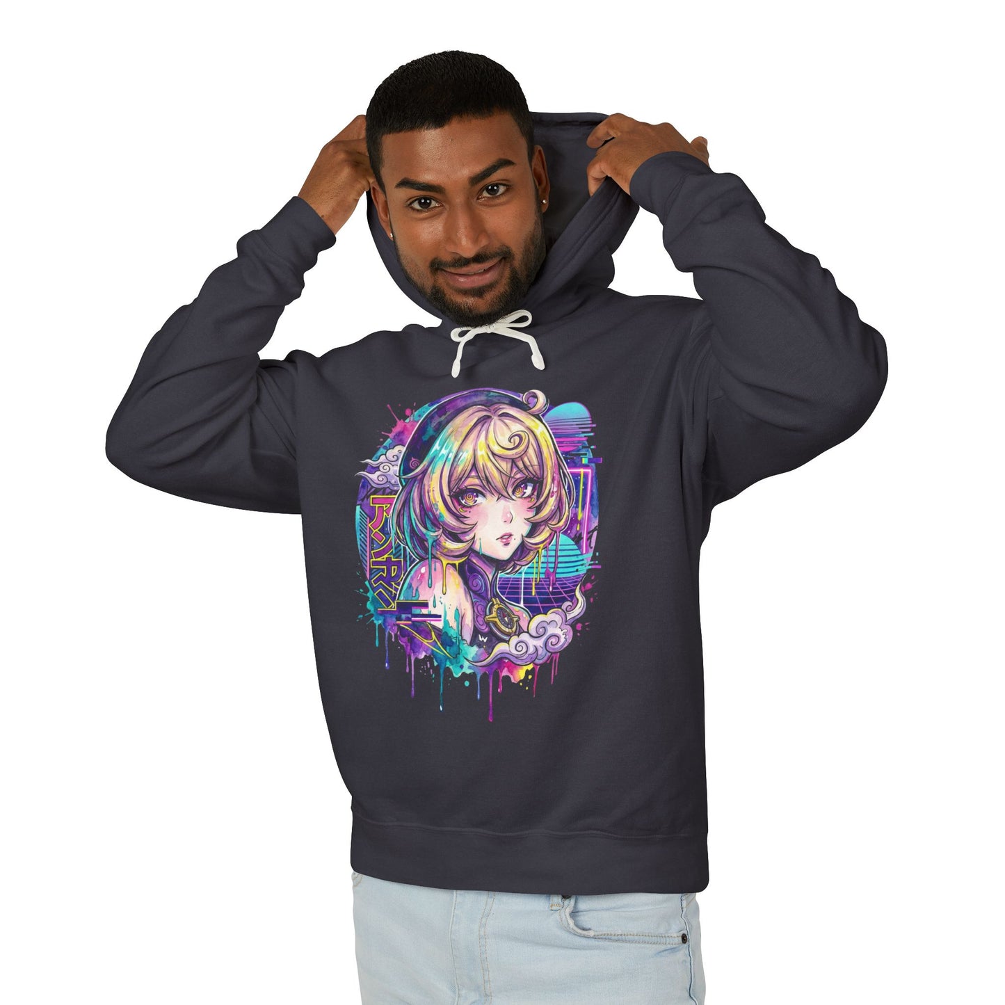 Zenless Zone Zero Yidhari Spook Shack Storyteller Vaporwave Icon Unisex Premium Hoodie