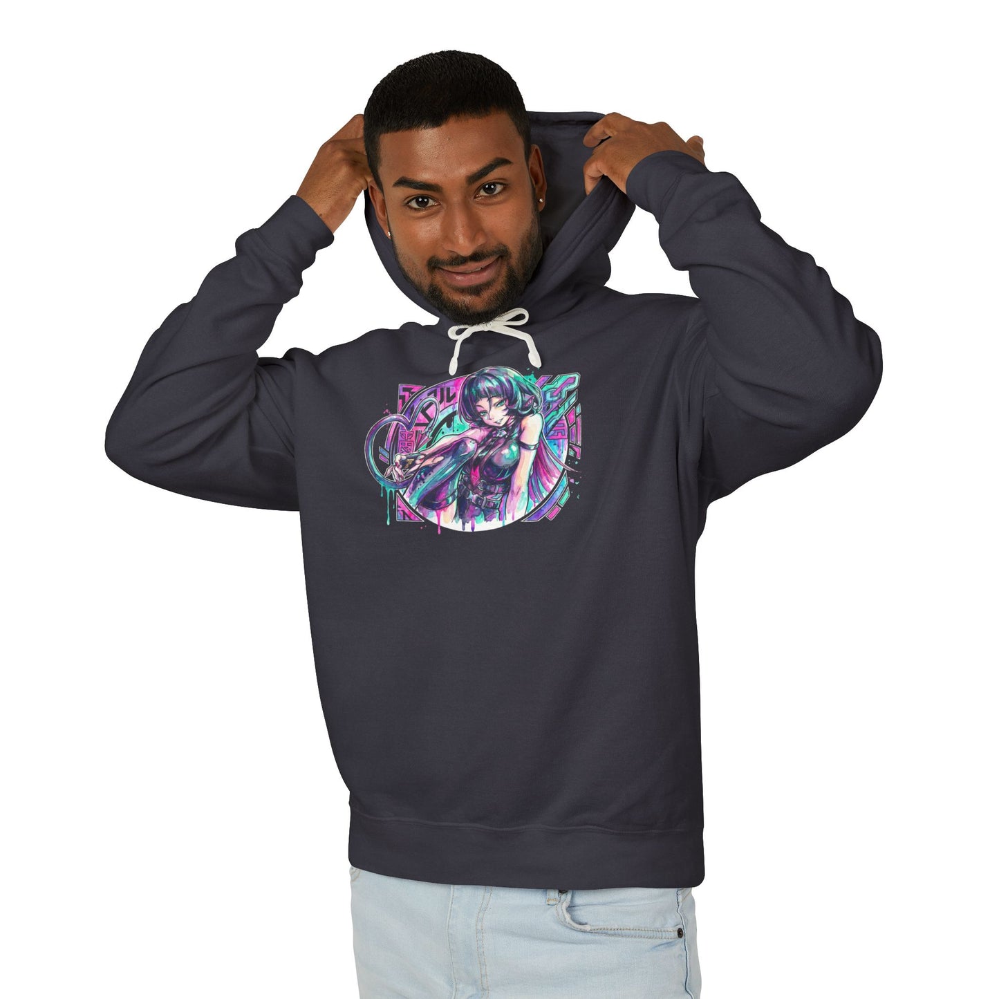 Jane Doe ZZZ Fanged Metal Build Unisex Premium Hoodie