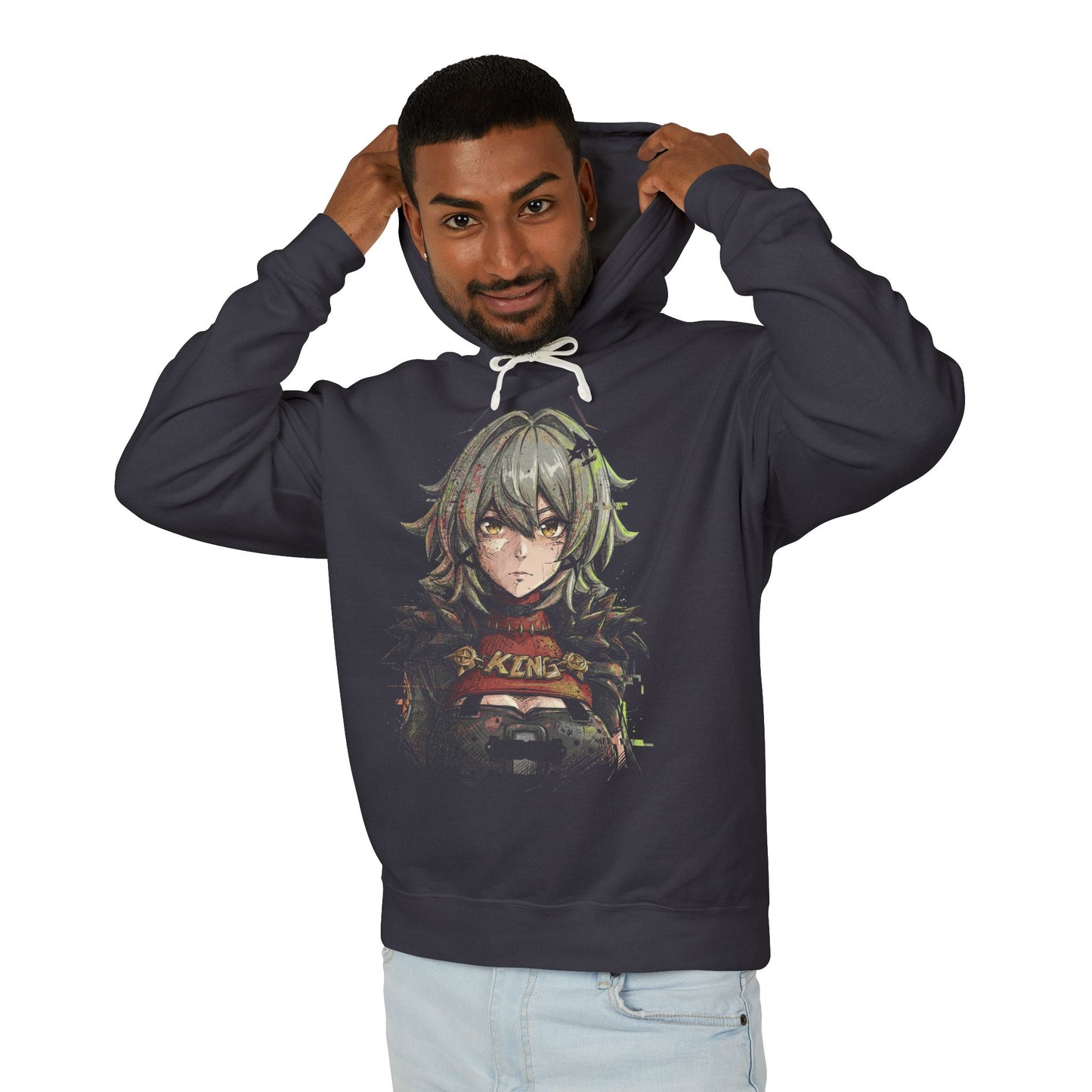 Caesar King ZZZ Short Hair Crown Headpiece Icon Unisex Premium Hoodie