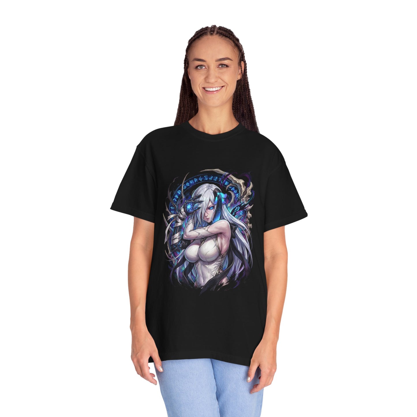 Narja Elysion Wyrm Companion Mental Link Battle Pose Chaos Zero Nightmare Art Premium T-Shirt