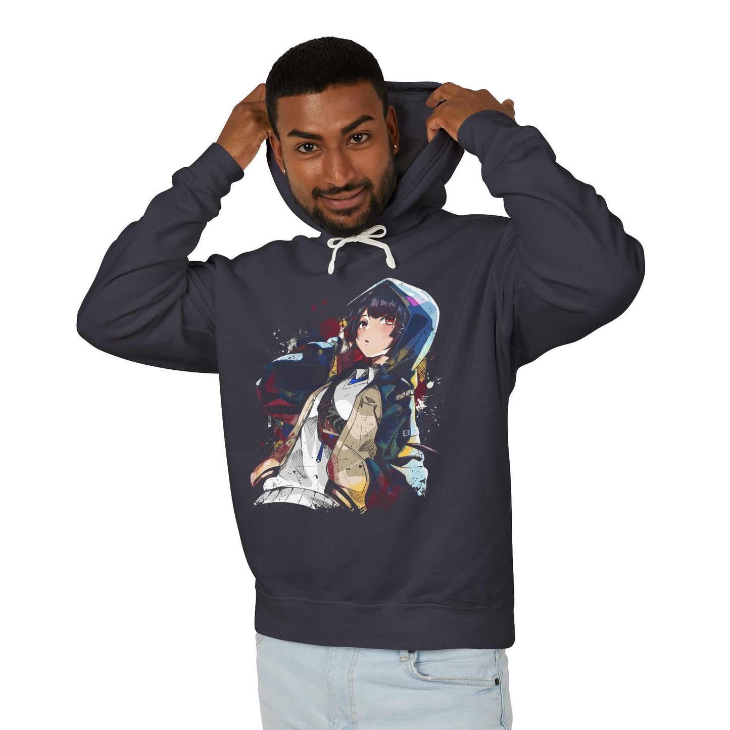 Ellen Joe ZZZ Shark Tail Scissors Maid Outfit Art Unisex Premium Hoodie
