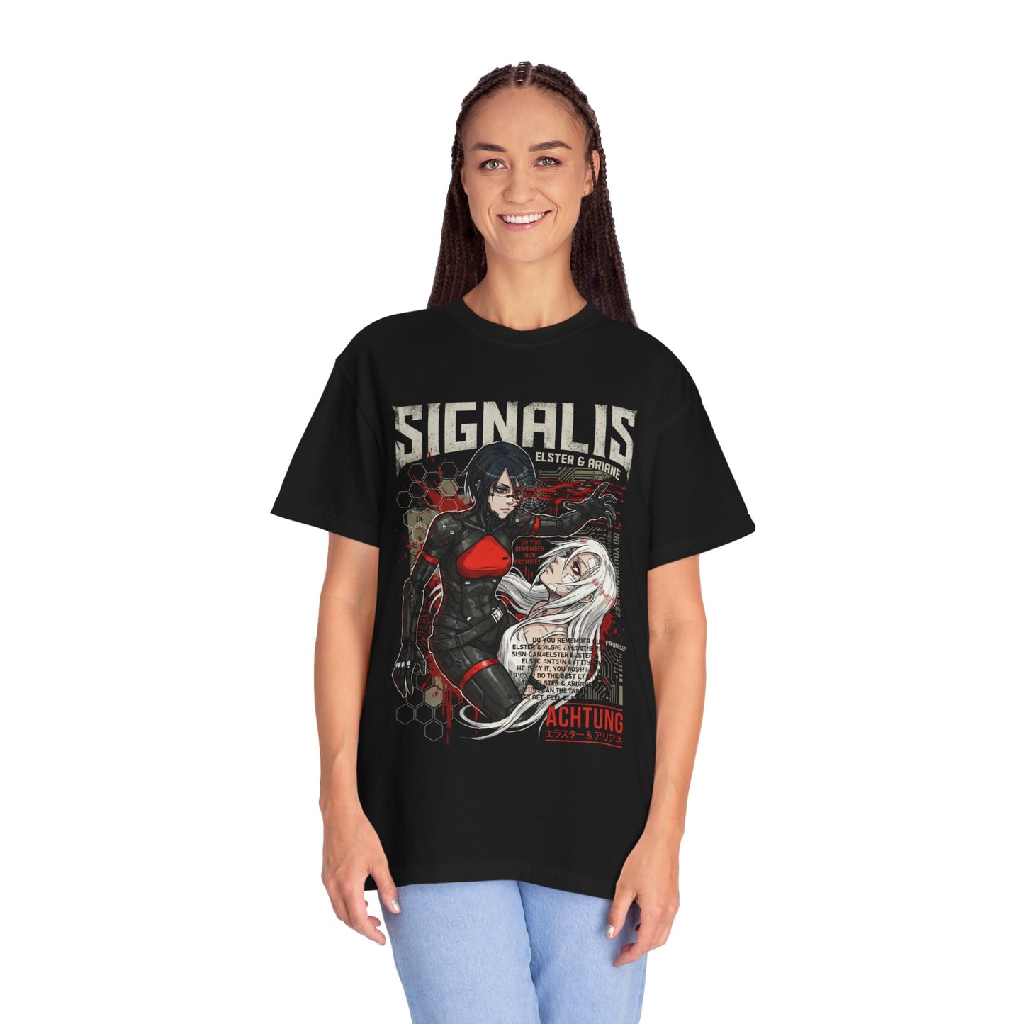 Signalis Eusan Nation Propaganda Surveillance Dystopia Art Premium T-Shirt