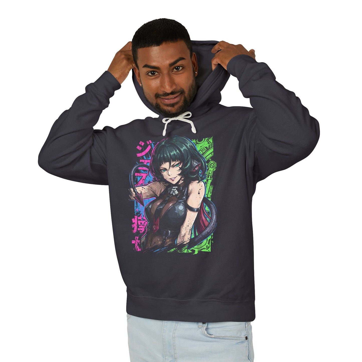 Jane Doe ZZZ Fanged Metal Build Unisex Premium Hoodie