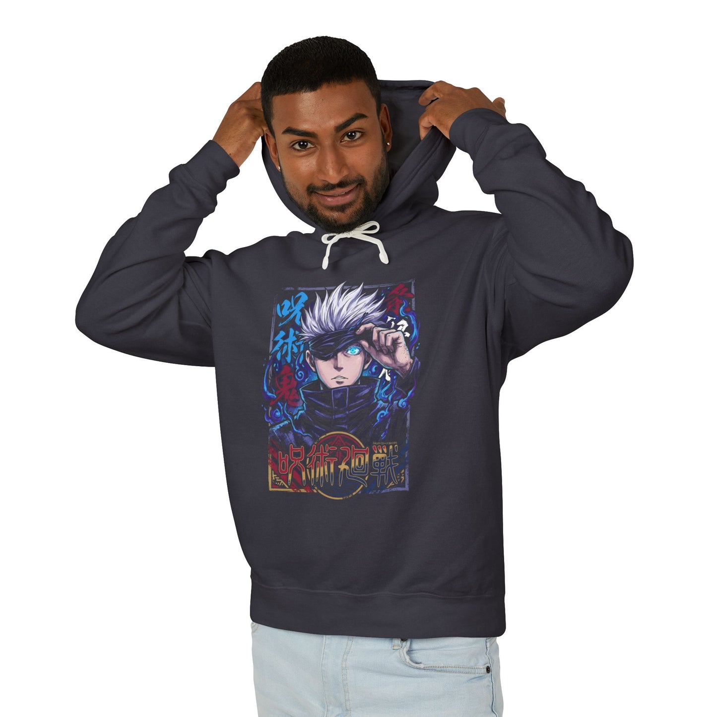 Satoru Gojo JJK Strongest Sorcerer Icon Unisex Premium Hoodie