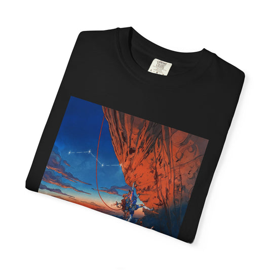 Cairn Limb-Based Climbing Warrior – Harsh Mountain Survival Art Premium T-Shirt