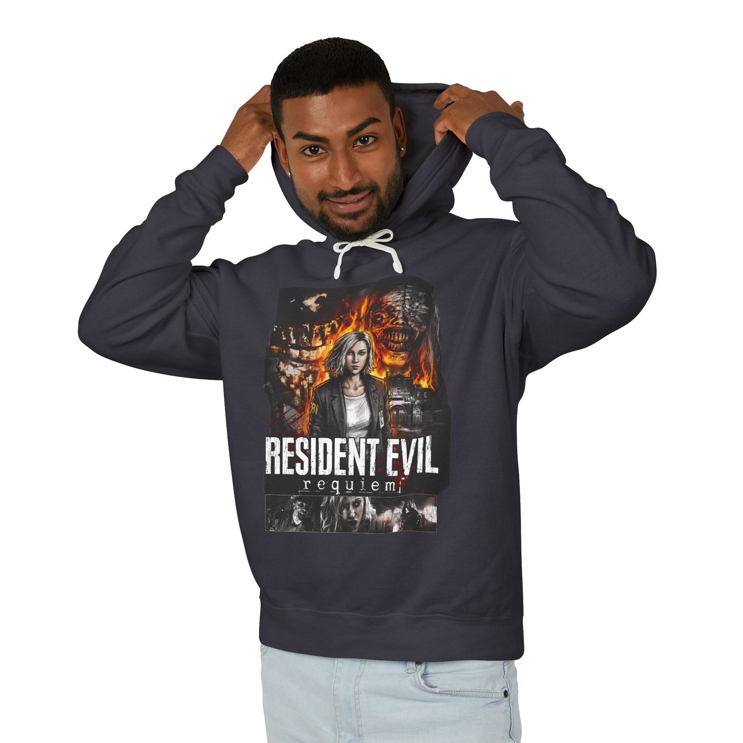 Grace Ashcroft Resident Evil Requiem Trauma Driven Heroine Art Unisex Premium Hoodie