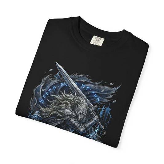 Blaidd Half-Wolf Wolf Knight Fantasy Art Premium T-Shirt