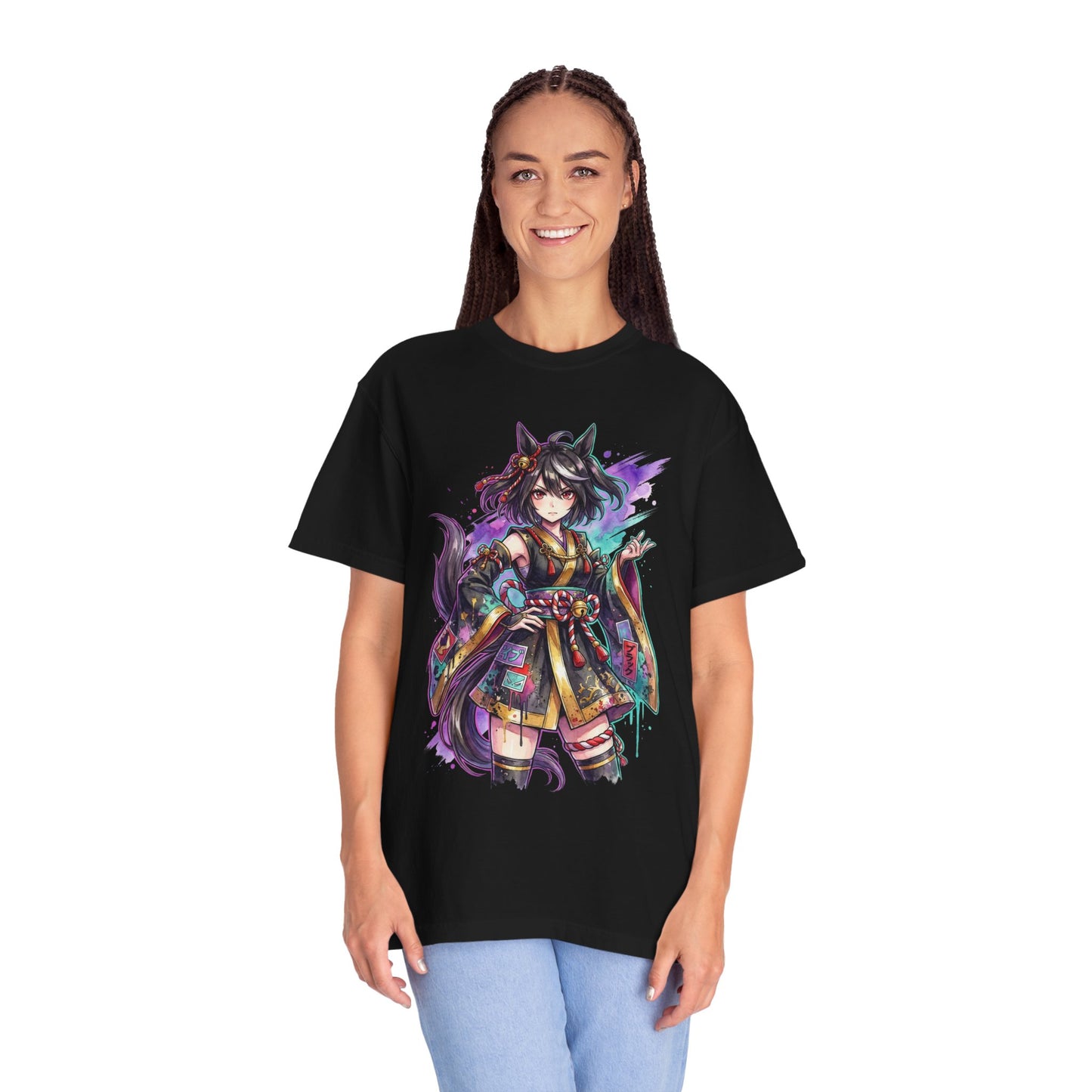 Umamusume Pretty Derby Kitasan Black Cheerful Genki Design Premium T-Shirt
