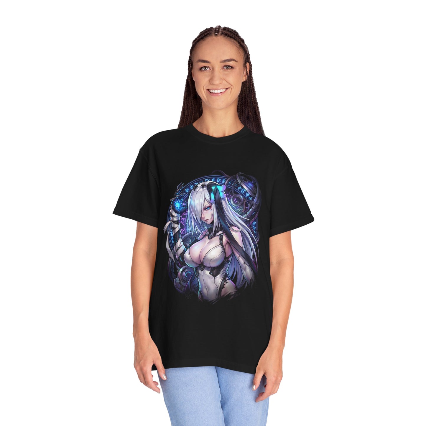 Narja Elysion Wyrm Companion Mental Link Battle Pose Chaos Zero Nightmare Art Premium T-Shirt