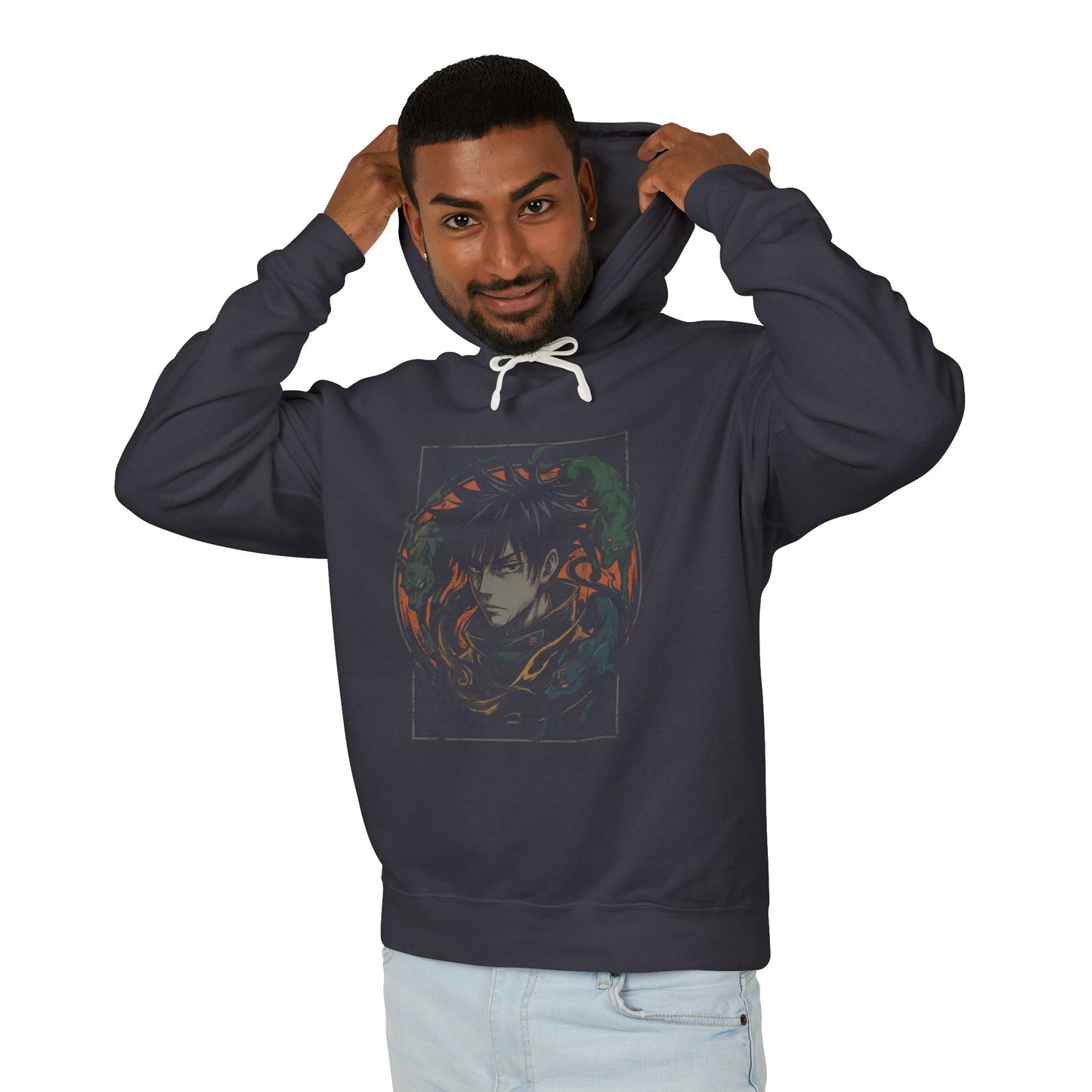 Jujutsu Kaisen Megumi Fushiguro Divine Dog Totality Design Unisex Premium Hoodie