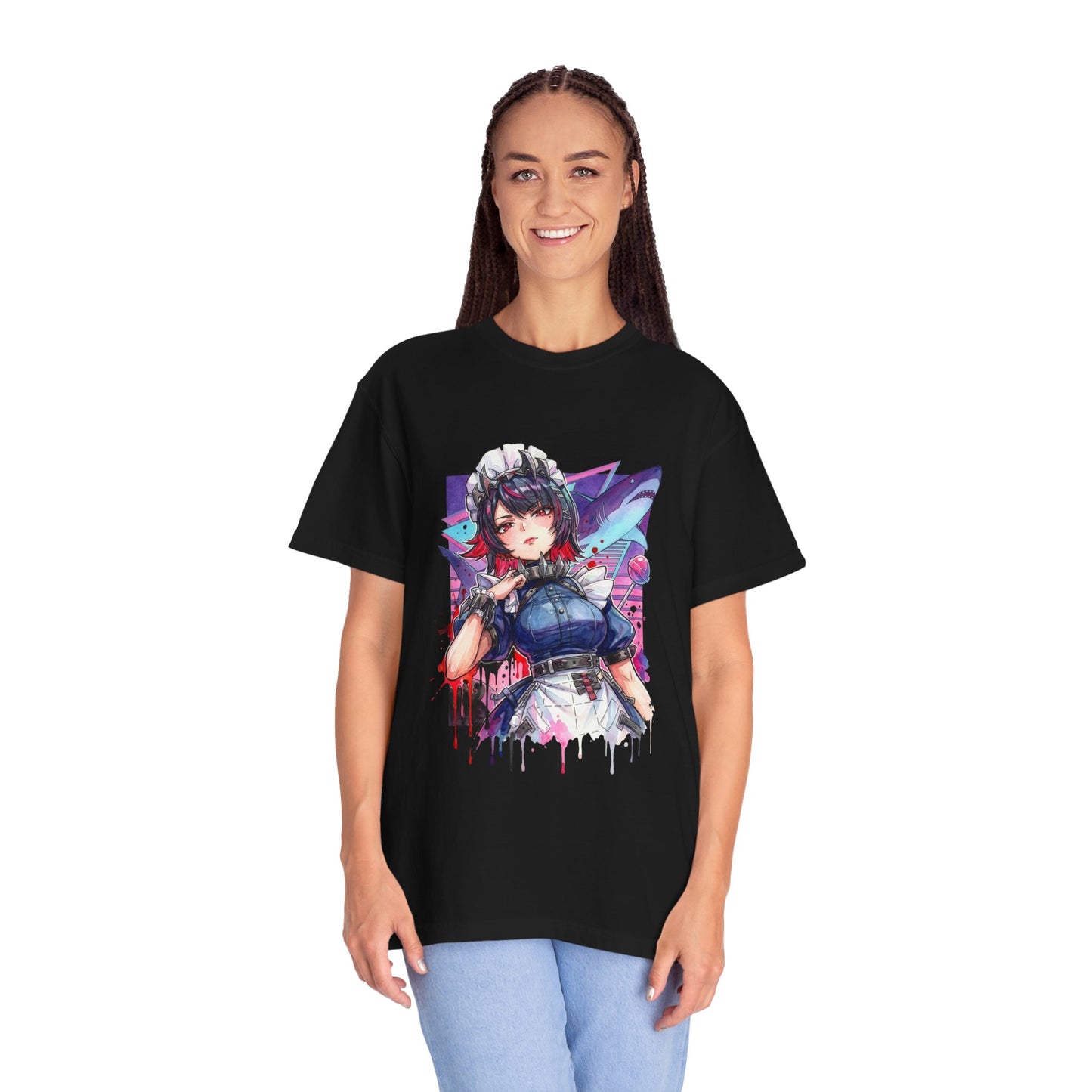 Zenless Zone Zero Ellen Joe S-Rank Ice Attack Maid Design Premium T-Shirt