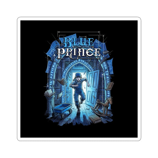 Blue Prince Mt Holly Manor Puzzle Game Fan Art Sticker