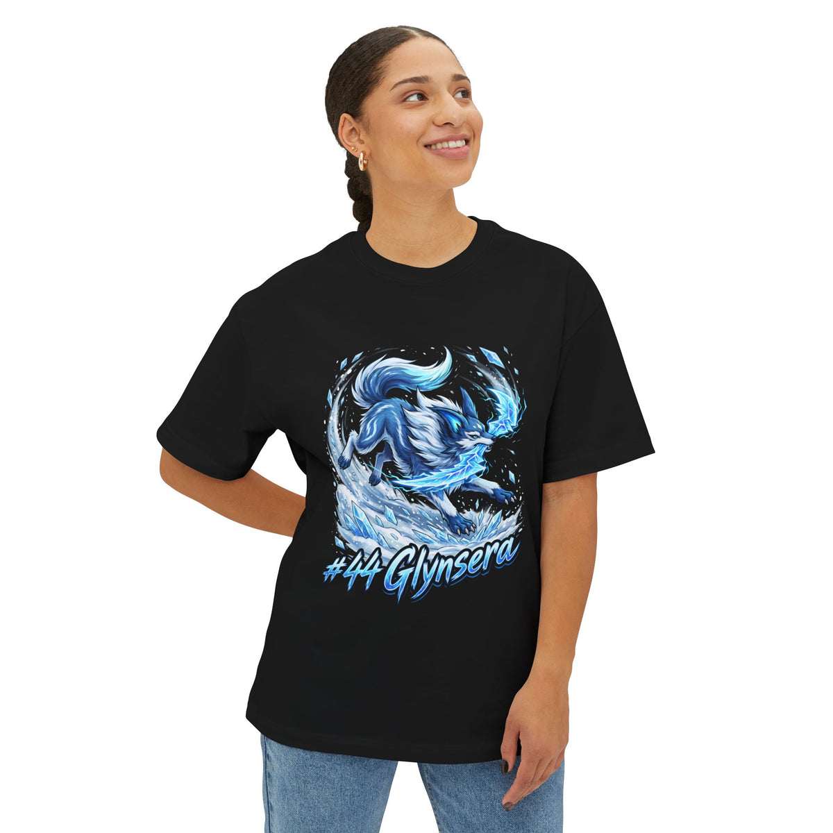 Glynsera Aniimo Elemental Burst Creature Art - Oversized Premium Tee
