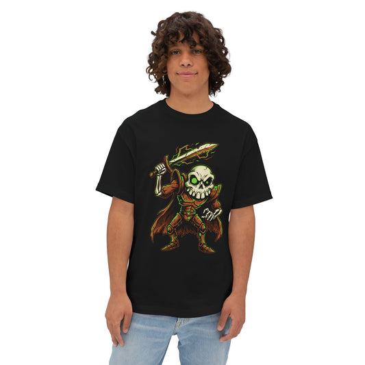 Skeleton Warrior Skeleton Warrior Gaming Graphic Oversized Tee