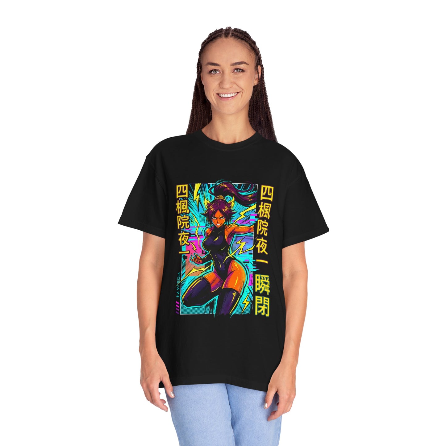 Yoruichi Shihouin Bleach Soul Reaper Captain Defector Icon Portrait Premium T-Shirt