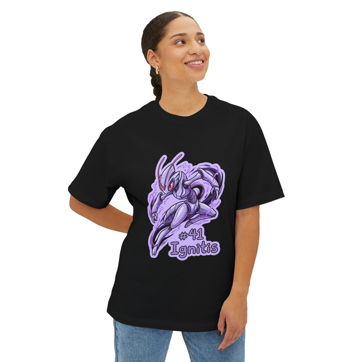 Ignitis Aniimo Sticker Art Creature Art - Oversized Premium Tee
