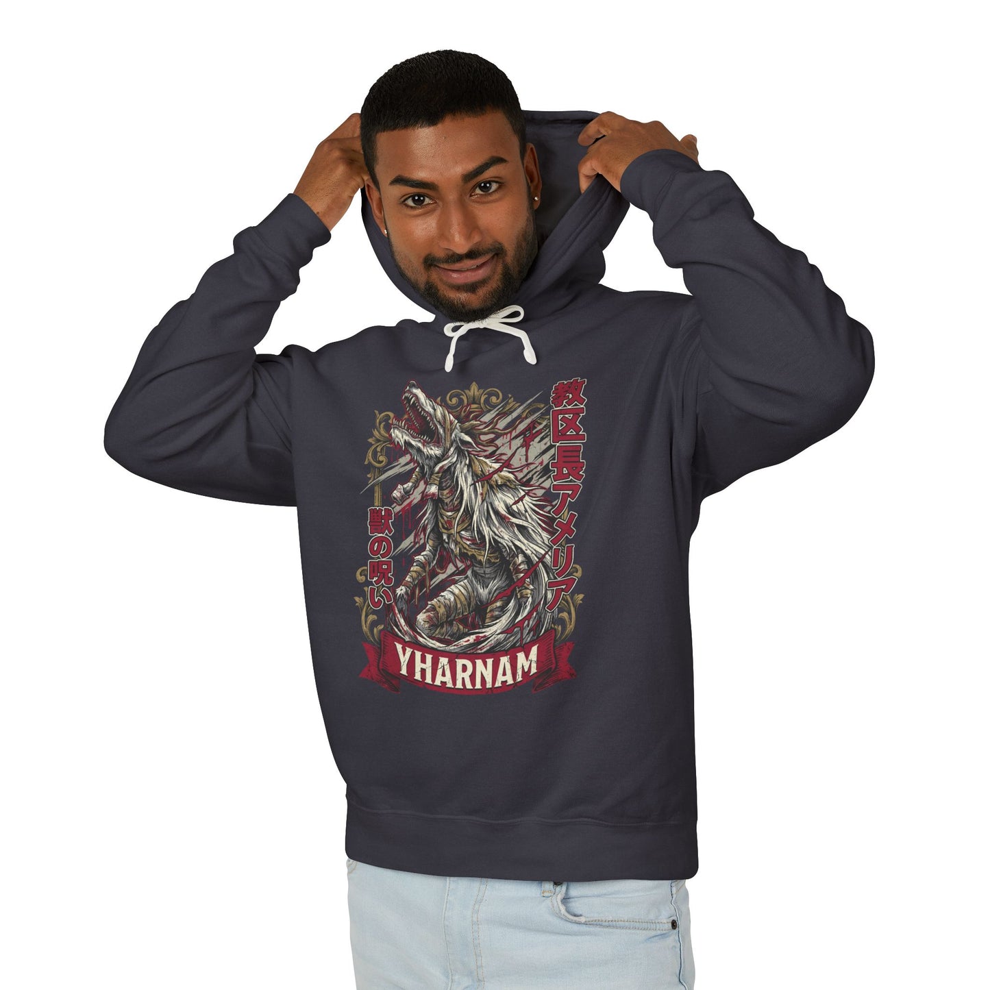 Bloodborne Vicar Amelia Cleric Beast Transformation Boss Design Night of the Bloodhunt Unisex Premium Hoodie