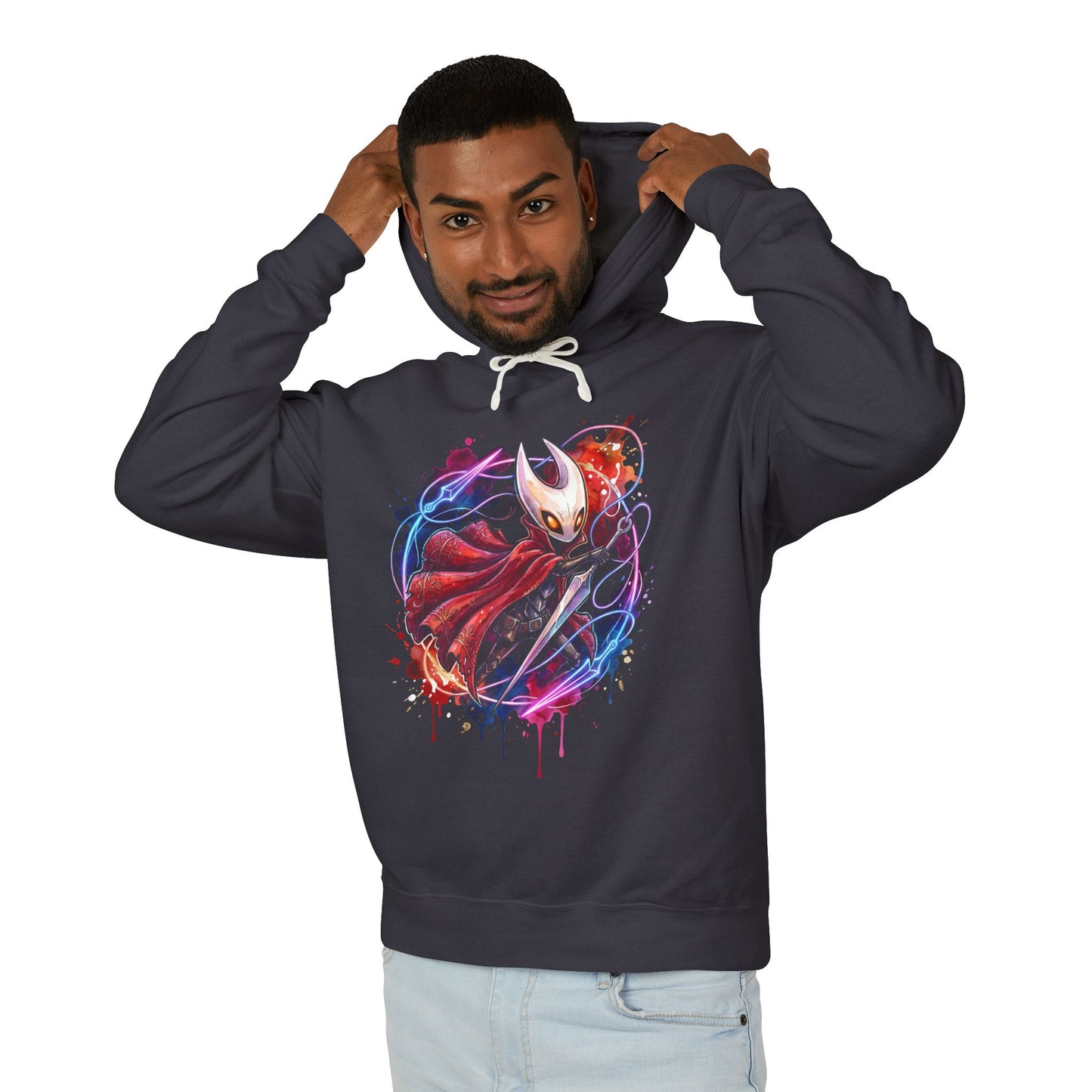 Hollow Knight Silksong Hornet Pharloom Kingdom Exploration Design Unisex Premium Hoodie