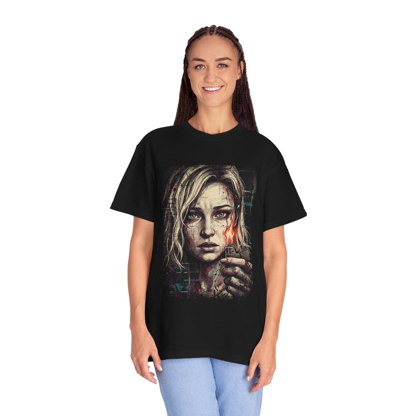 Grace Ashcroft Resident Evil Requiem Shy Analyst First-Person Portrait Premium T-Shirt