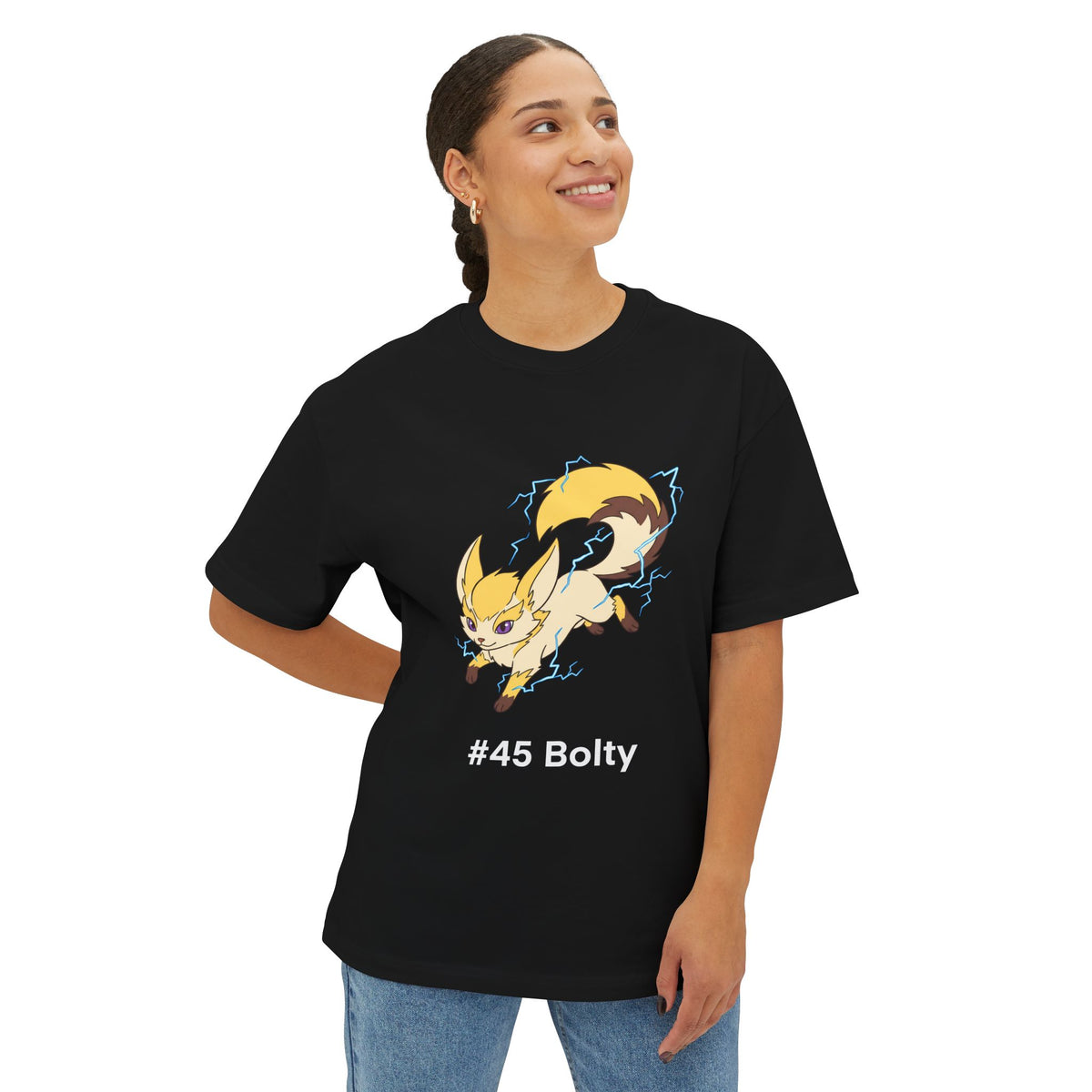 Bolty Aniimo Minimalist Creature Art - Oversized Premium Tee