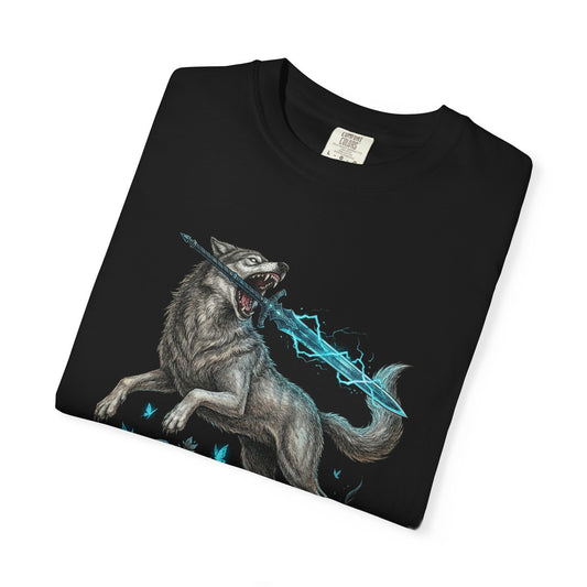 Sif the Great Grey Wolf Epic Wolf Portrait Premium T-Shirt