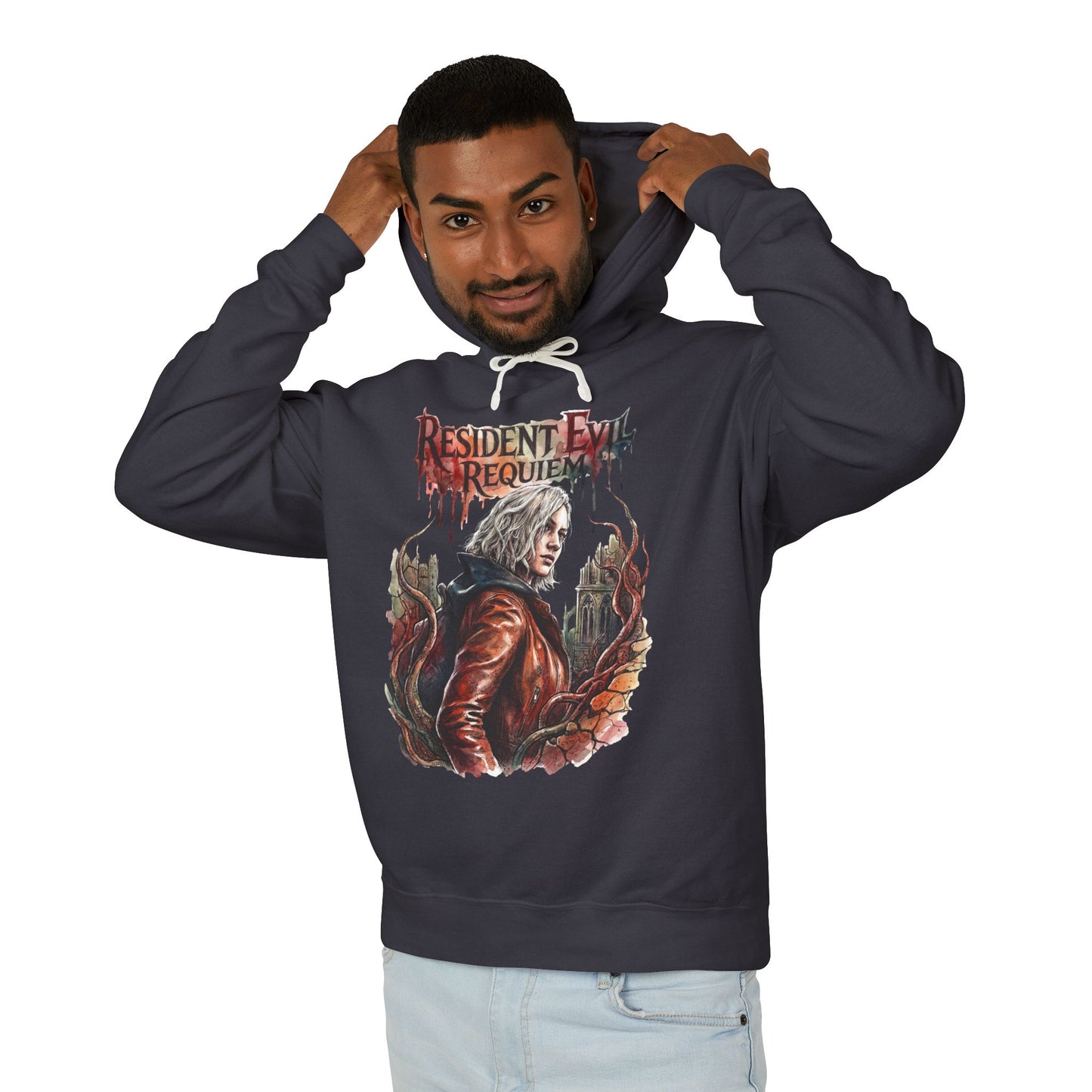 Resident Evil Requiem Grace Ashcroft Unisex Premium Hoodie