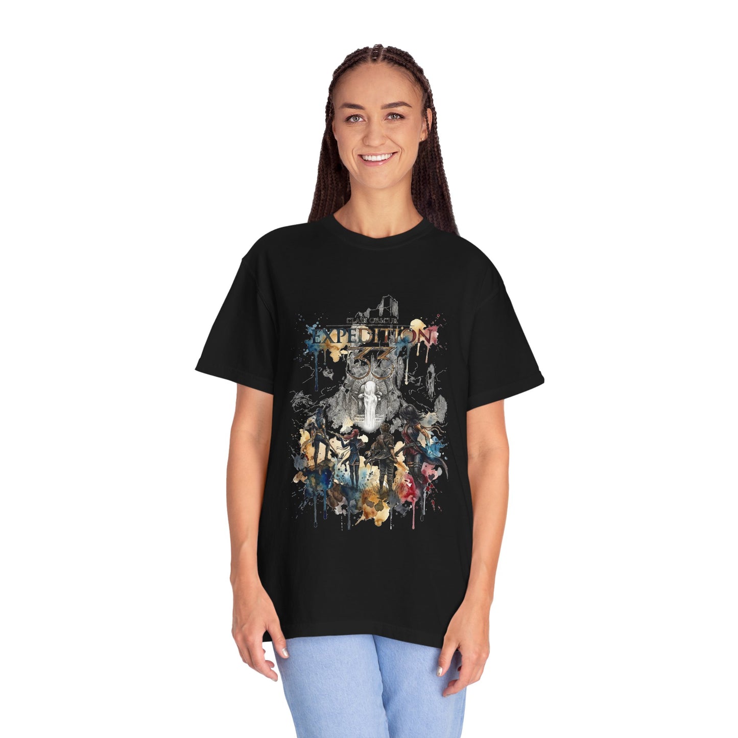 Paintress Clair Obscur Expedition 33 Retro JRPG Battle Icon Premium T-Shirt