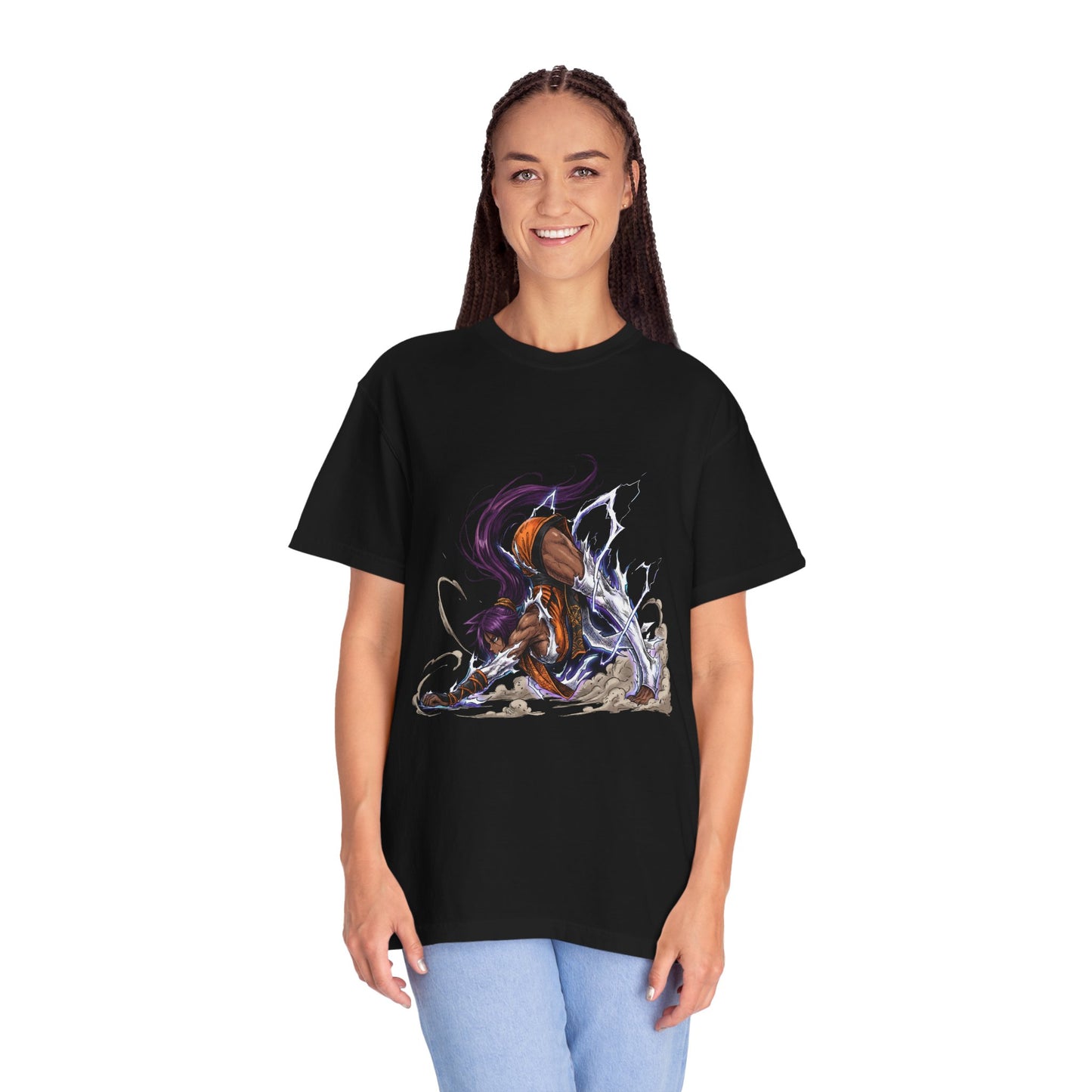 Bleach Yoruichi Shihouin Kisuke Urahara Tessai Ally Group Art Premium T-Shirt