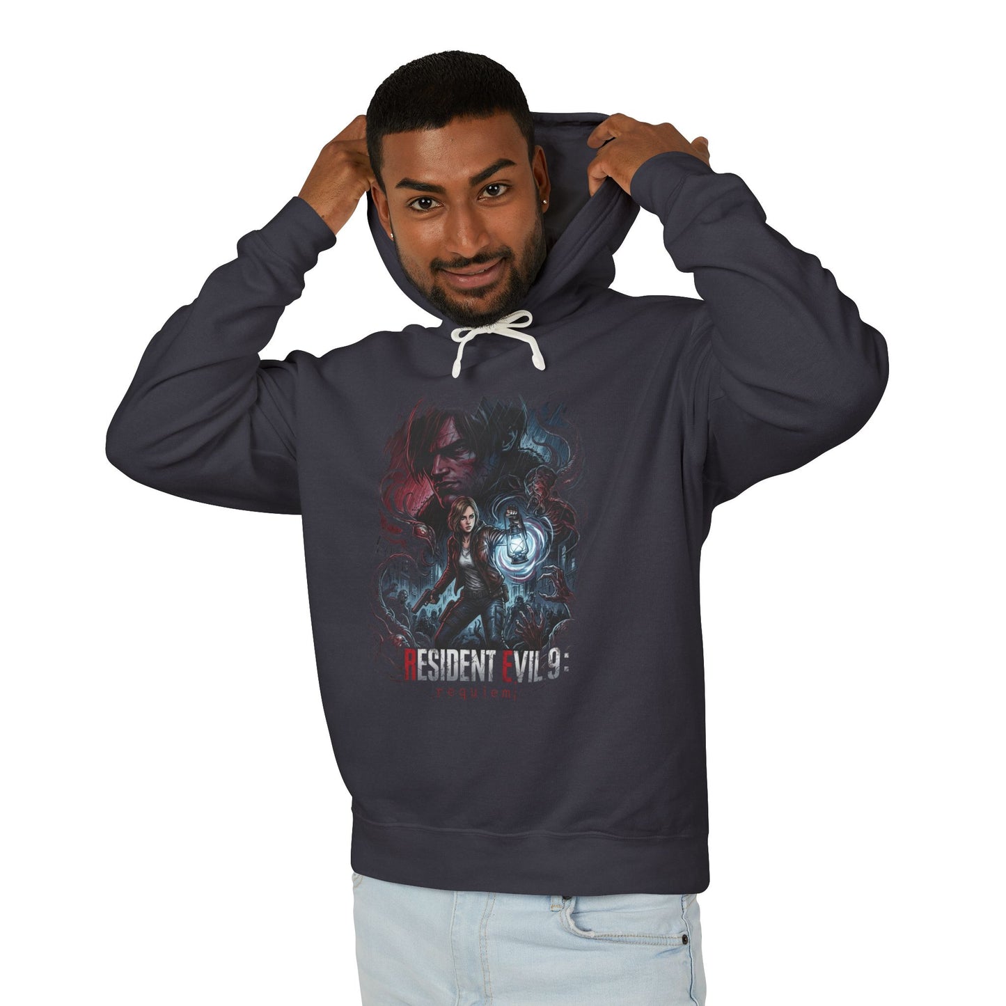 Grace Ashcroft Leon Kennedy Resident Evil 9 Tribute Unisex Premium Hoodie
