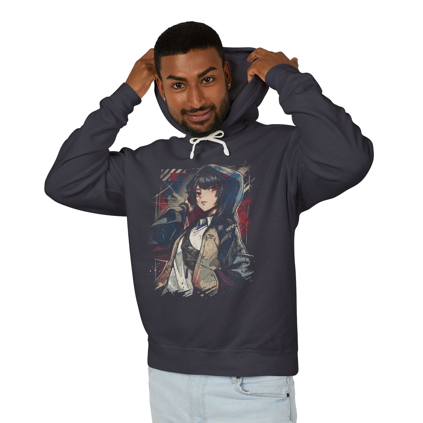 Ellen Joe ZZZ Shark Tail Scissors Maid Outfit Art Unisex Premium Hoodie