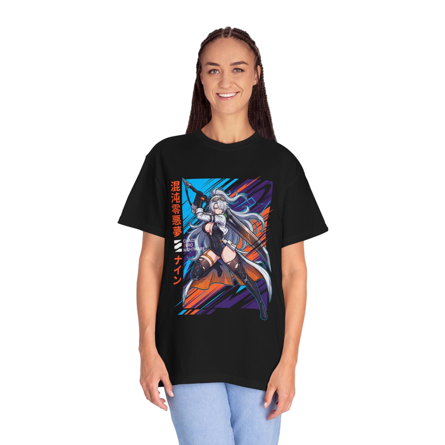 Chaos Zero Nightmare Nine Vanguard Tank Mercenary Season 2 Fan Art Illustration Premium T-Shirt