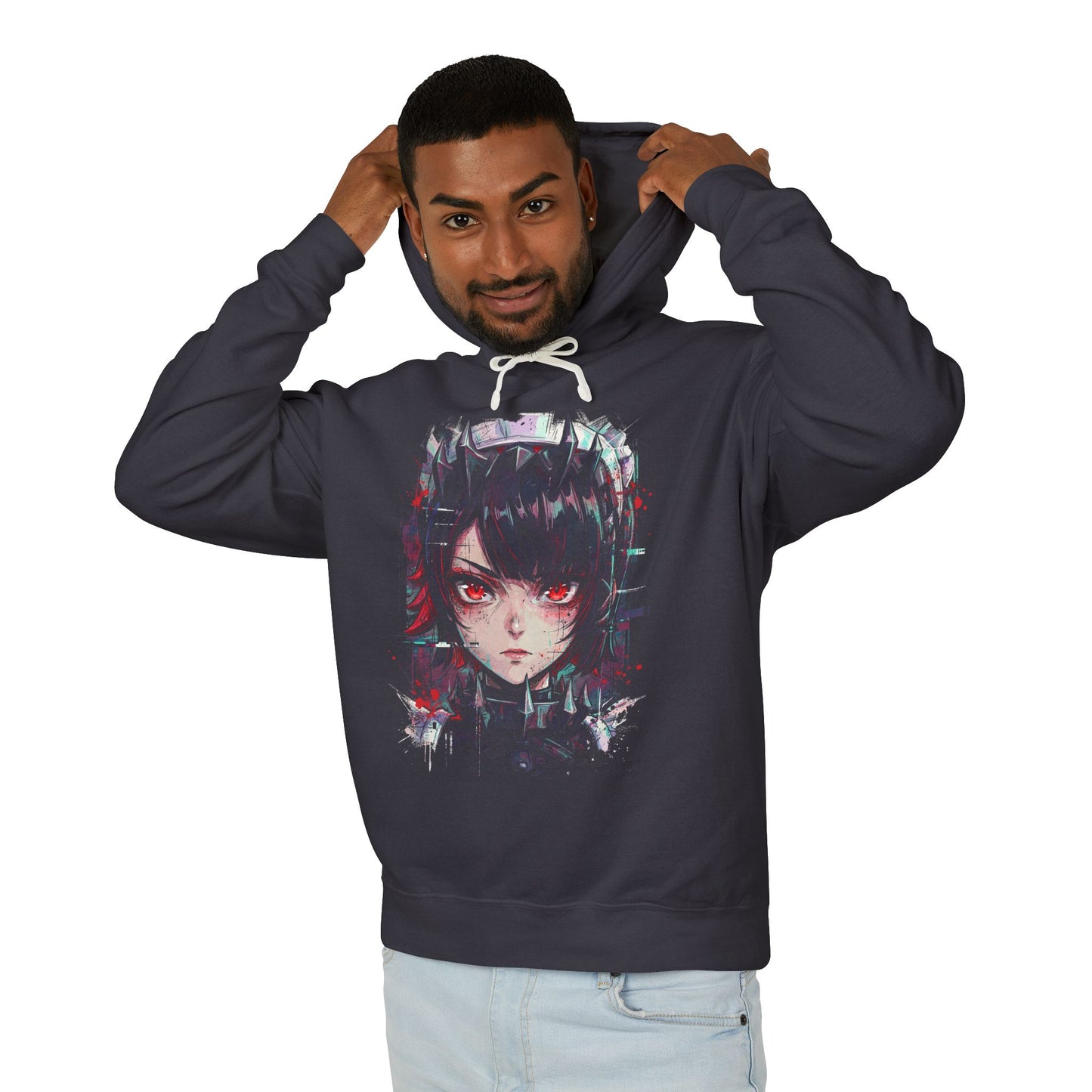 Ellen Joe ZZZ Shark Tail Scissors Maid Outfit Art Unisex Premium Hoodie