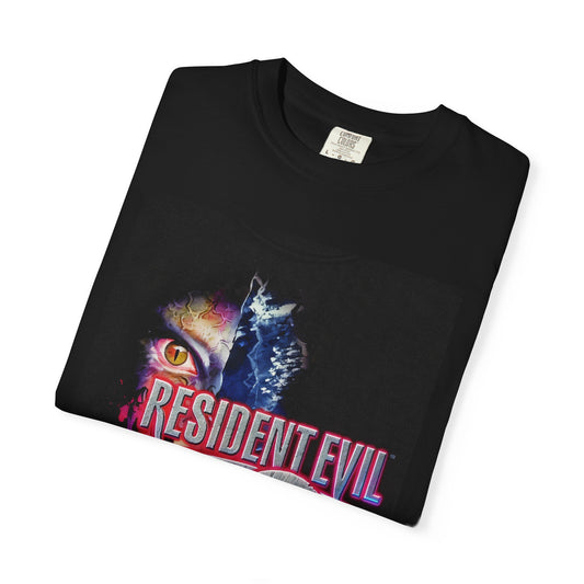 Classic Resident Evil PS1 Zombie Eye Iconic Retro Cover Style Art Premium T-Shirt