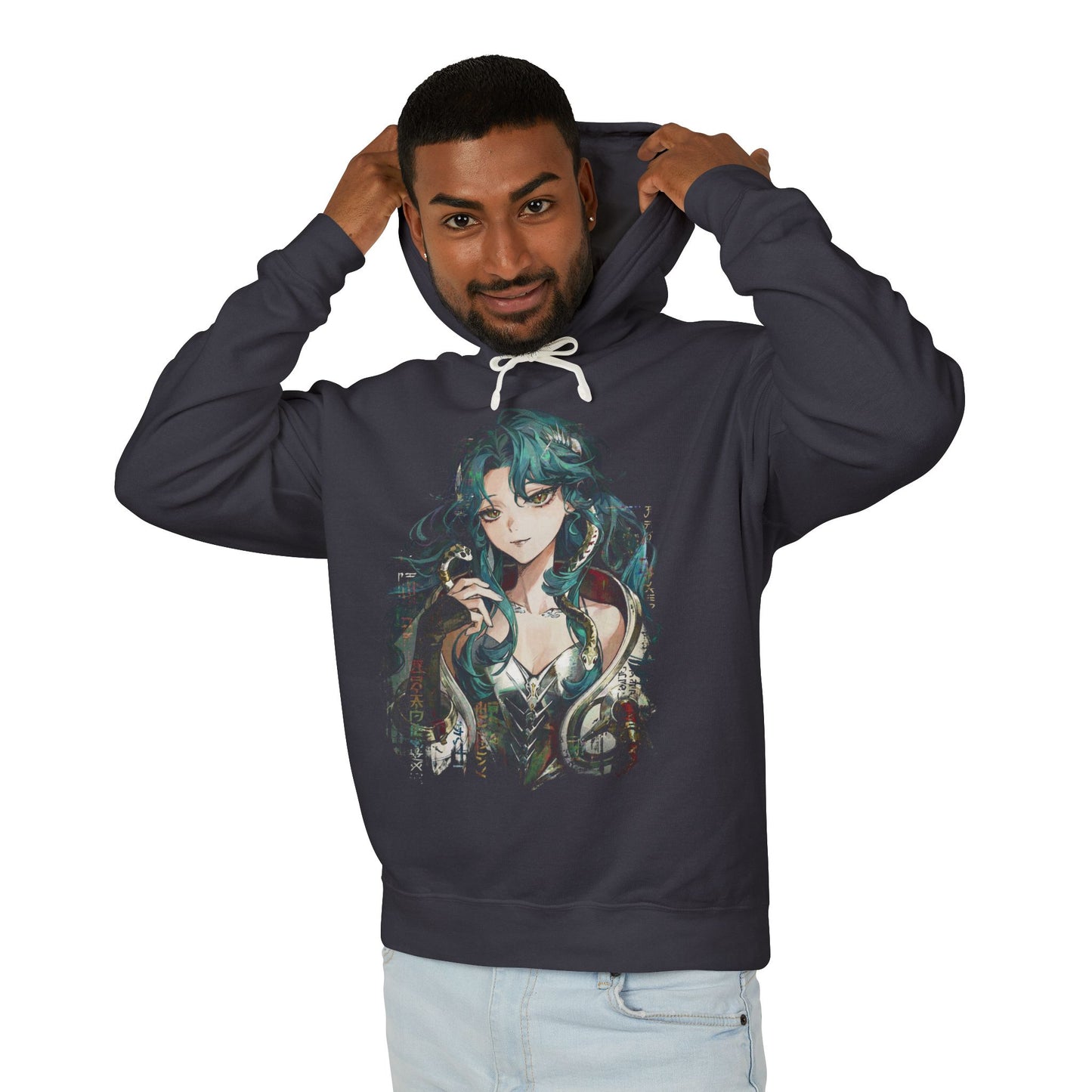 Reverse 1999 Hissabeth Mental Sub DPS Snake Motif Design Unisex Premium Hoodie