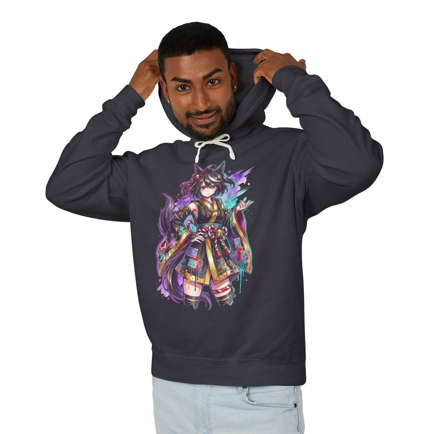 Umamusume Pretty Derby Kitasan Black Cheerful Genki Design Unisex Premium Hoodie