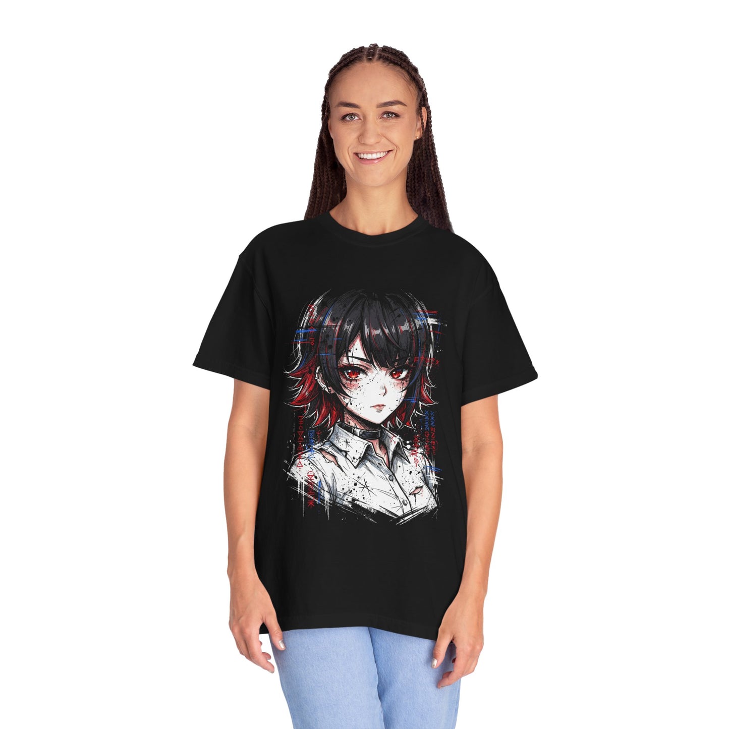 Zenless Zone Zero Ellen Joe Red Eyes Laid Back Maid Art Premium T-Shirt