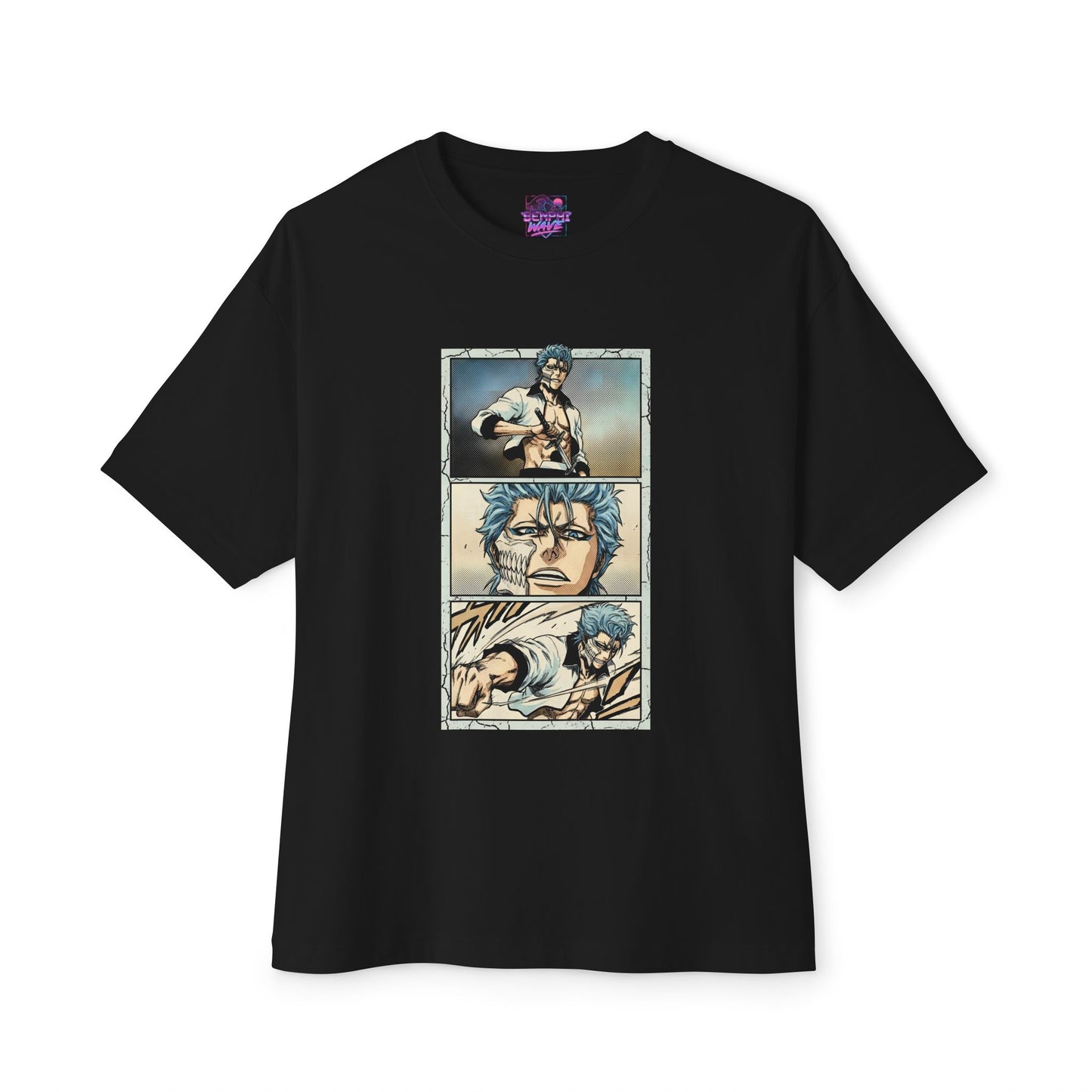 Grimmjow Bleach Vintage Manga Panel Streetwear Tee